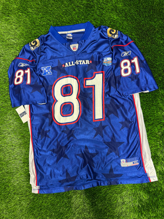 2004 St Louis Rams Pro Bowl Torry Holt #81 Reebok Jersey (XL)