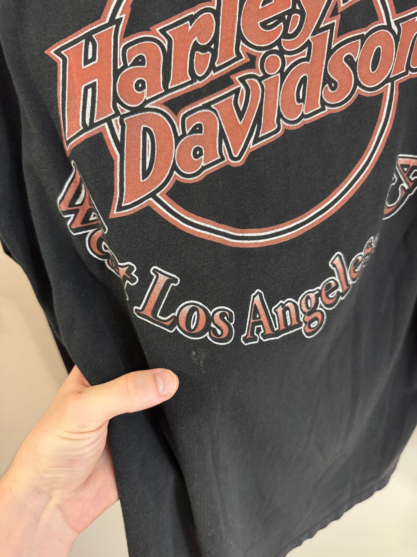 2009 Harley Davidson Flames Los Angeles California Long Sleeve (L)