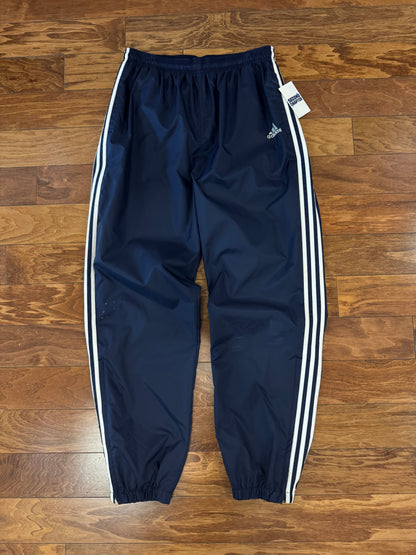 90s Adidas Navy Cuffed Track Pants (XL)