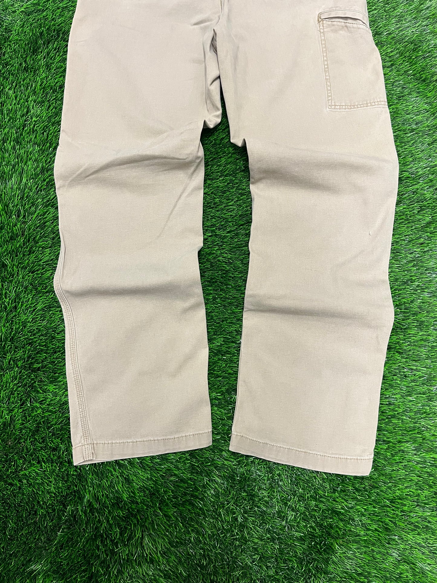 Carhartt Khaki Relaxed Fit Workwear Pants (38 x 34)