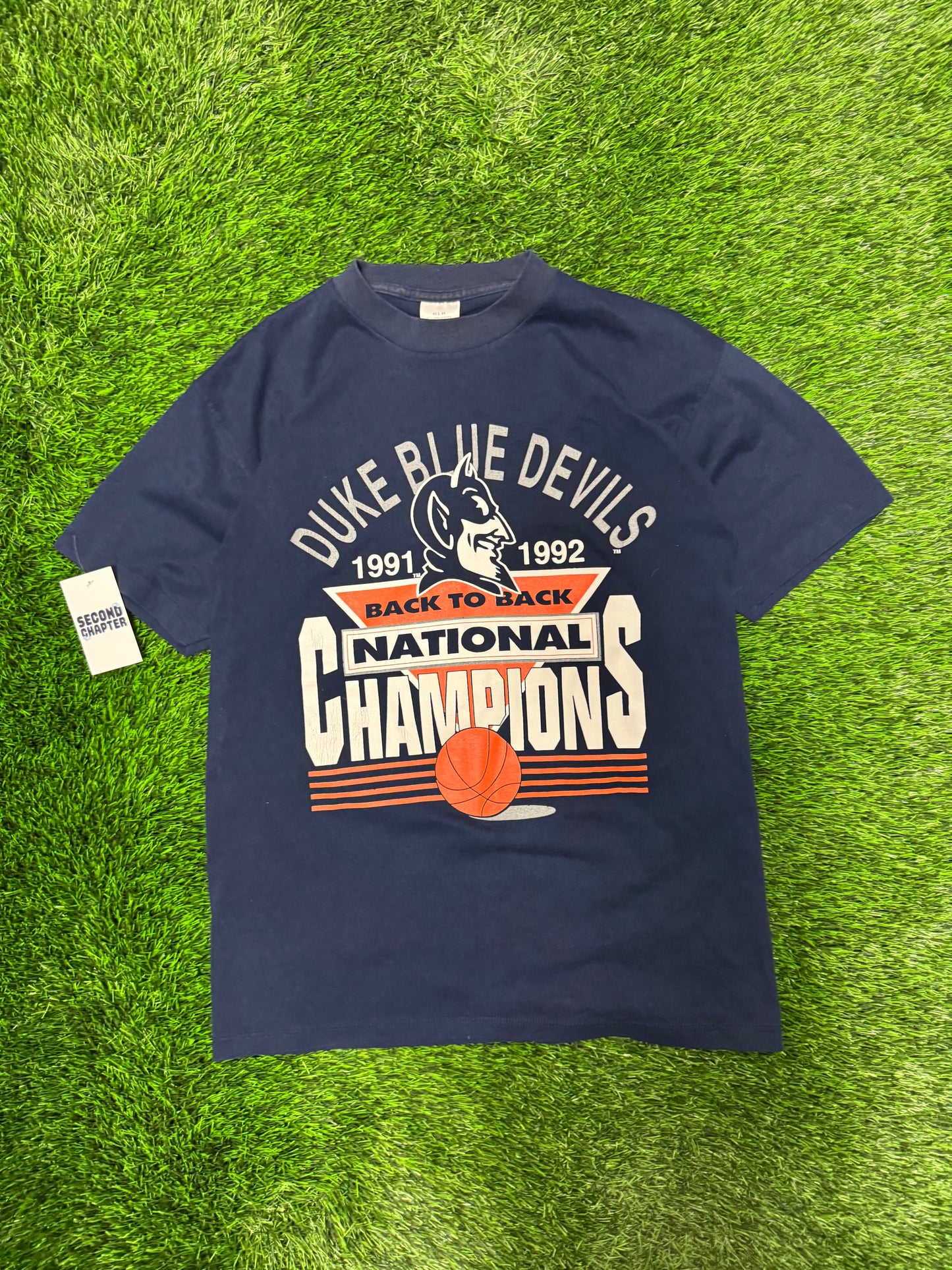 1992 Duke University NCAA Basketball National Champions Tee (L)