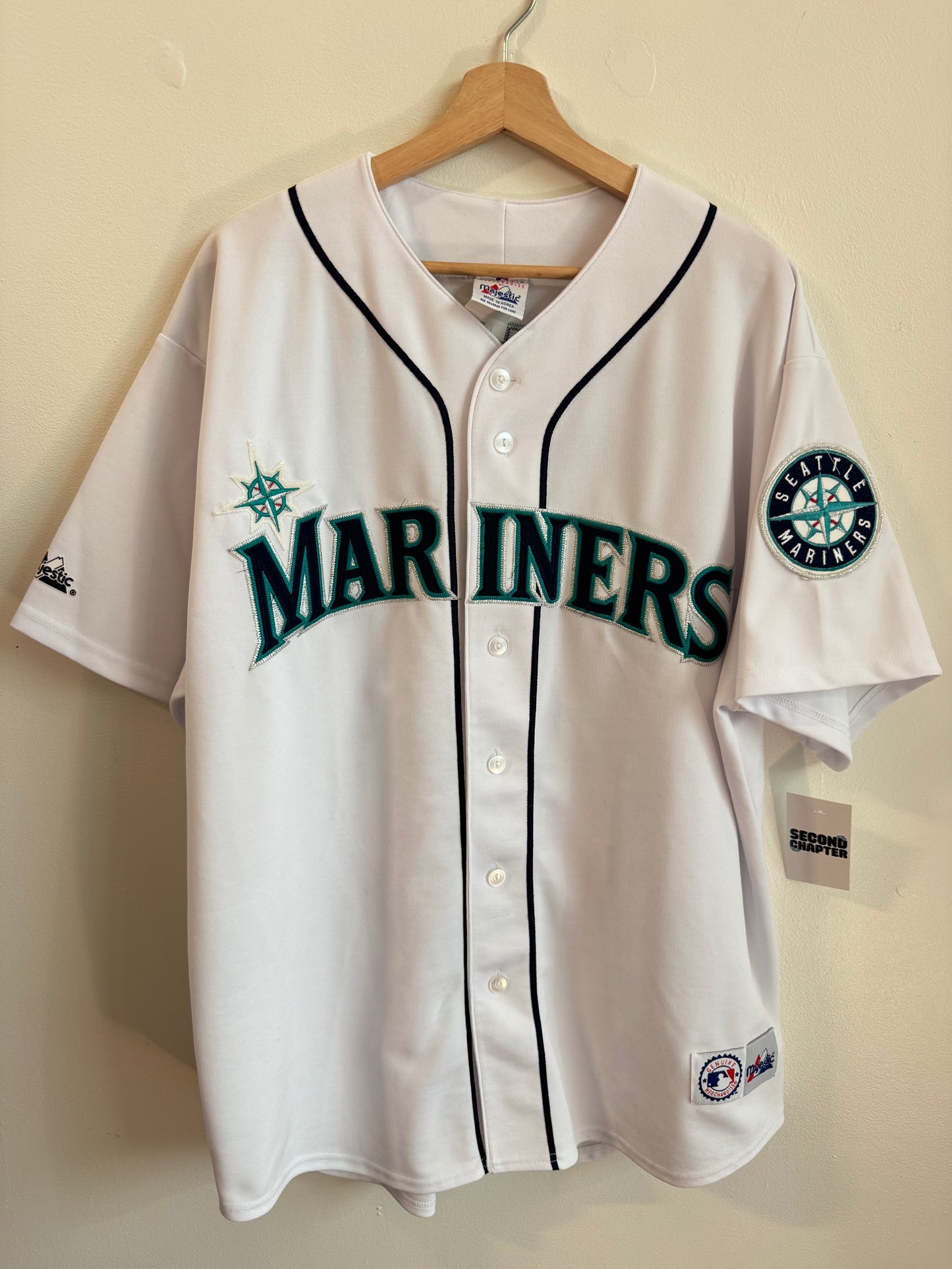 00s Seattle Mariners Ichiro Suzuki Majestic Jersey (XXL)