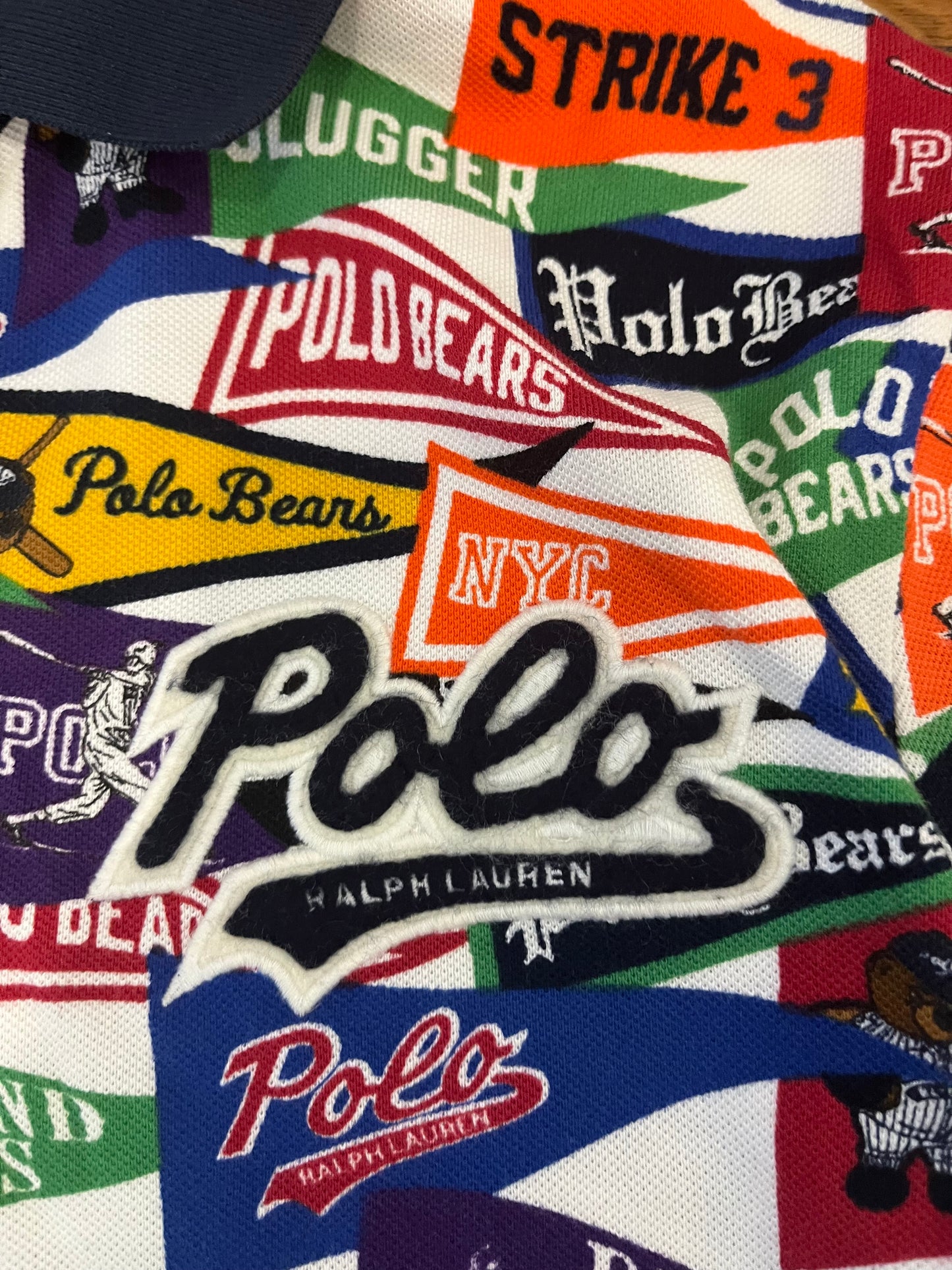 2010s Polo Ralph Lauren Bear Pendent Shirt (M)