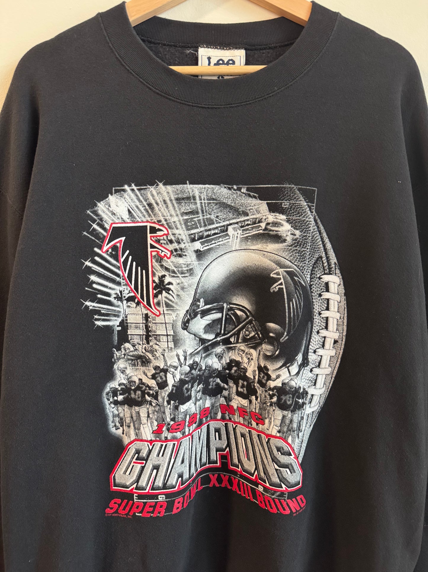 1998 Atlanta Falcons Lee Sports Crewneck (L)
