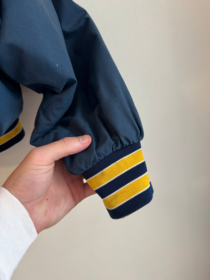 80s Notre Dame Boxy Swingster Vintage Windbreaker Varsity Jacket (L)