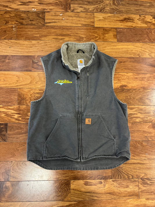 2011 Carhartt Sherpa Lined Embroidered Vest (L)