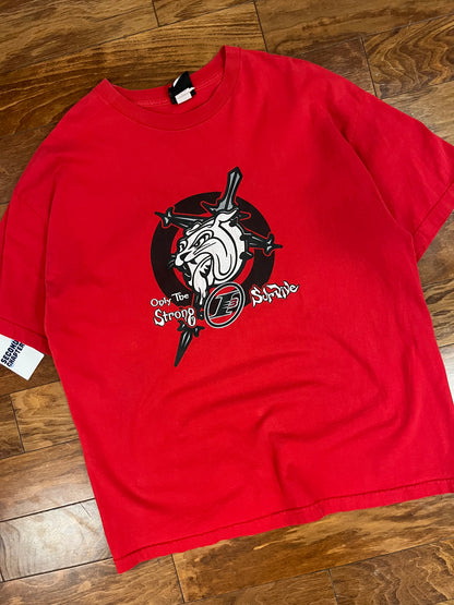 00s Allen Iverson Reebok I3 Bulldog Vintage Tee (XXL)