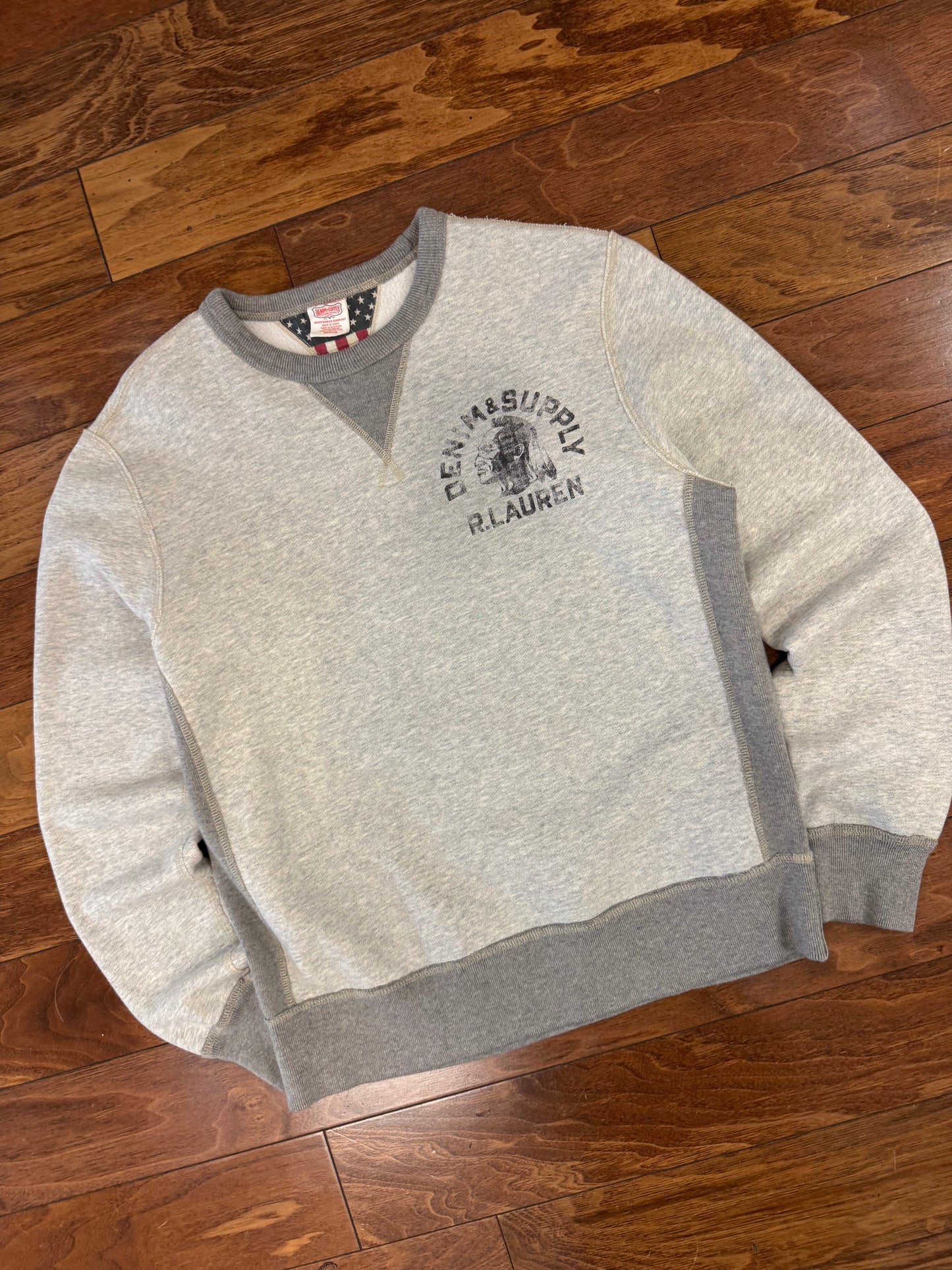00s Ralph Lauren Gray Crewneck (M)
