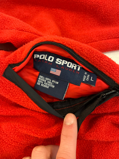 00s Polo Sport Reversible Fleece Jacket (L)