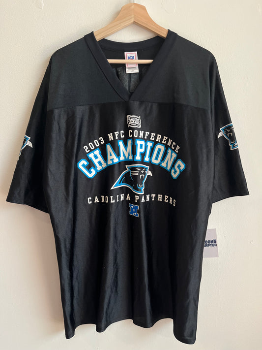 2003 Carolina Panthers Stephen Davis SB Jersey (L)
