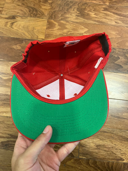90s Nike Big Swoosh DS Red Hat (OS)