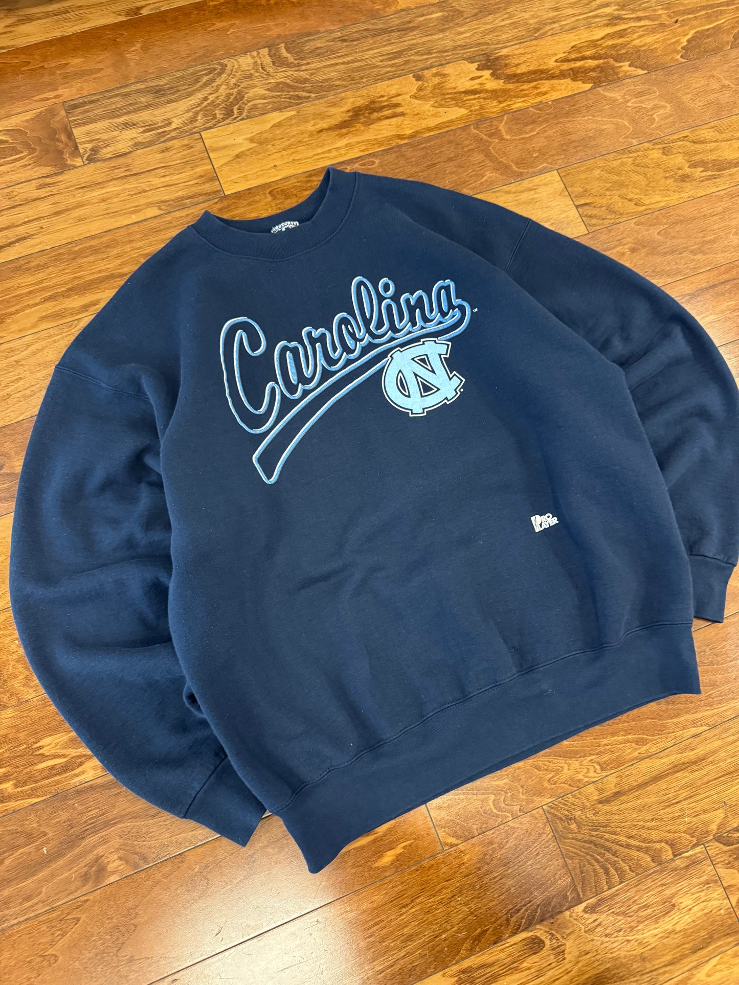 90s UNC Pro Player Navy Crewneck (XL)