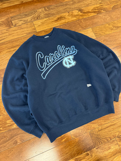 90s UNC Pro Player Navy Crewneck (XL)
