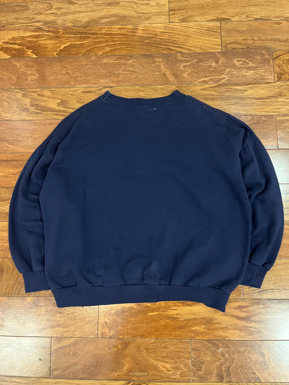 90s Winnipeg Jets Big Graphic Vintage NHL Boxy Crewneck (L)