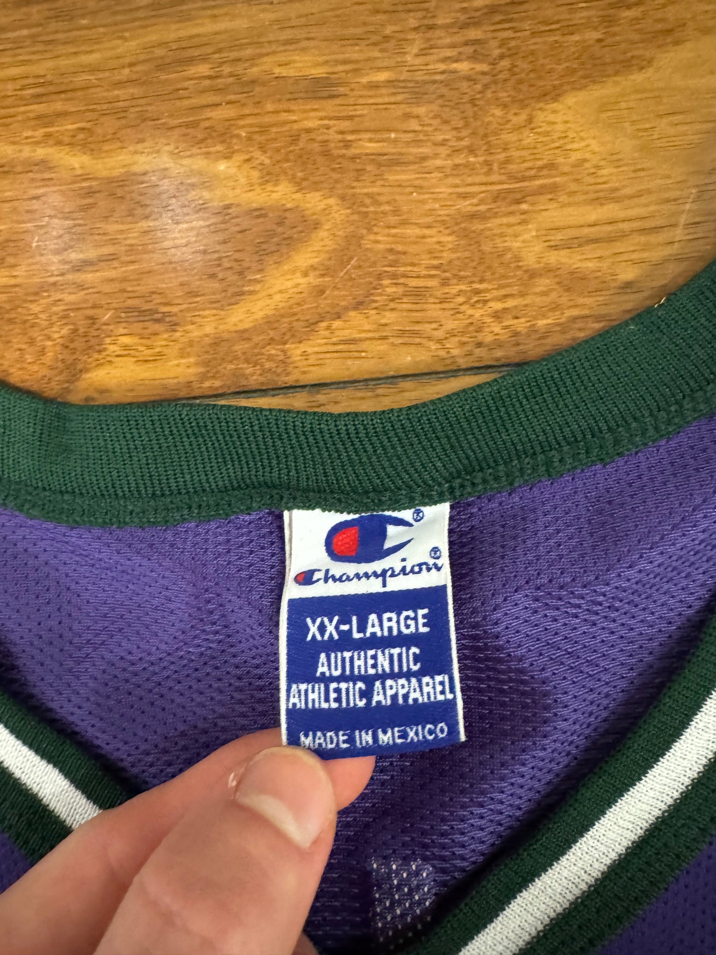 90s Milwaukee Bucks #34 Ray Allen Champion NBA Jersey (XXL)