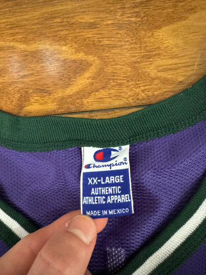 90s Milwaukee Bucks #34 Ray Allen Champion NBA Jersey (XXL)