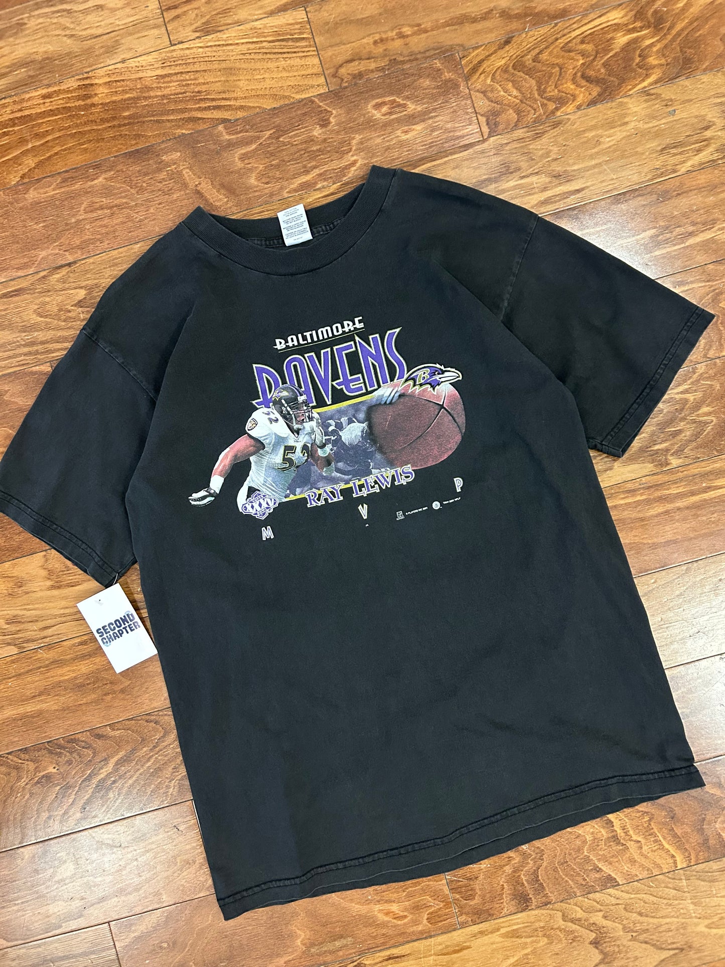 2001 Baltimore Ravens Ray Lewis Tee (L)