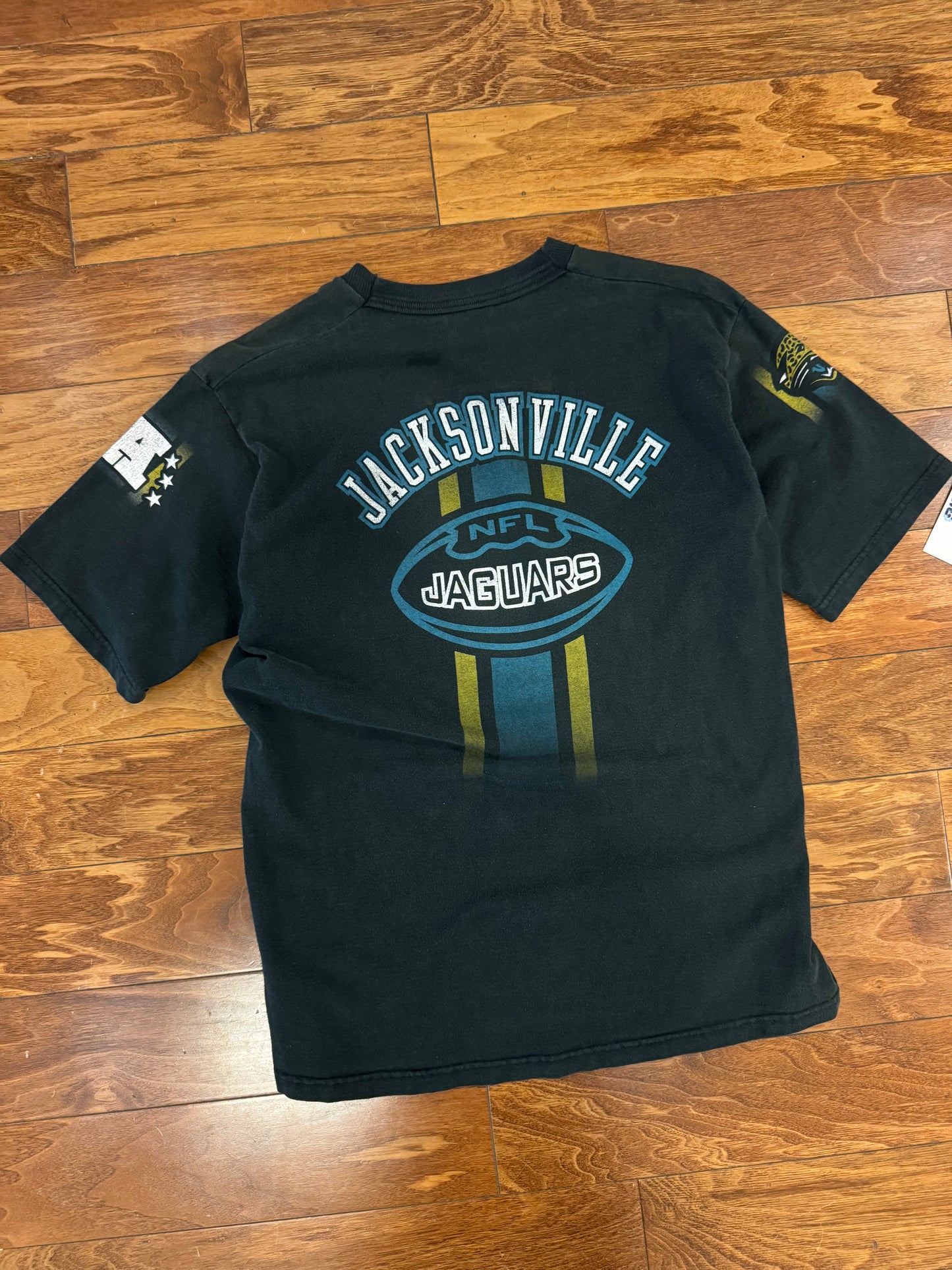 90s Jacksonville Jaguars Pro Player Double Sided Vintage Tee (M)