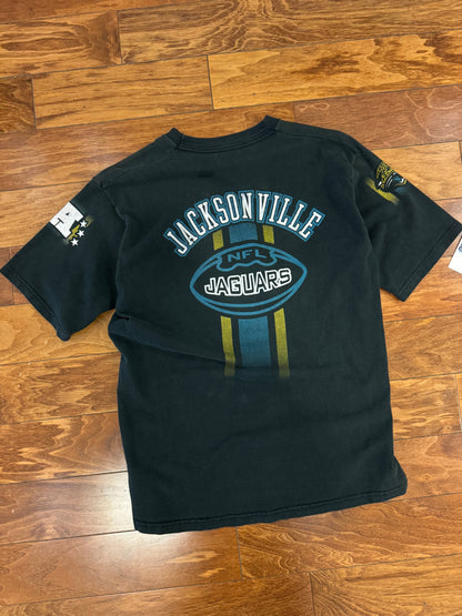 90s Jacksonville Jaguars Pro Player Double Sided Vintage Tee (M)