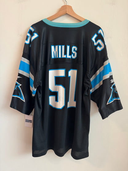 90s Carolina Panthers Sam Mills Faded Reebok Jersey (XL)