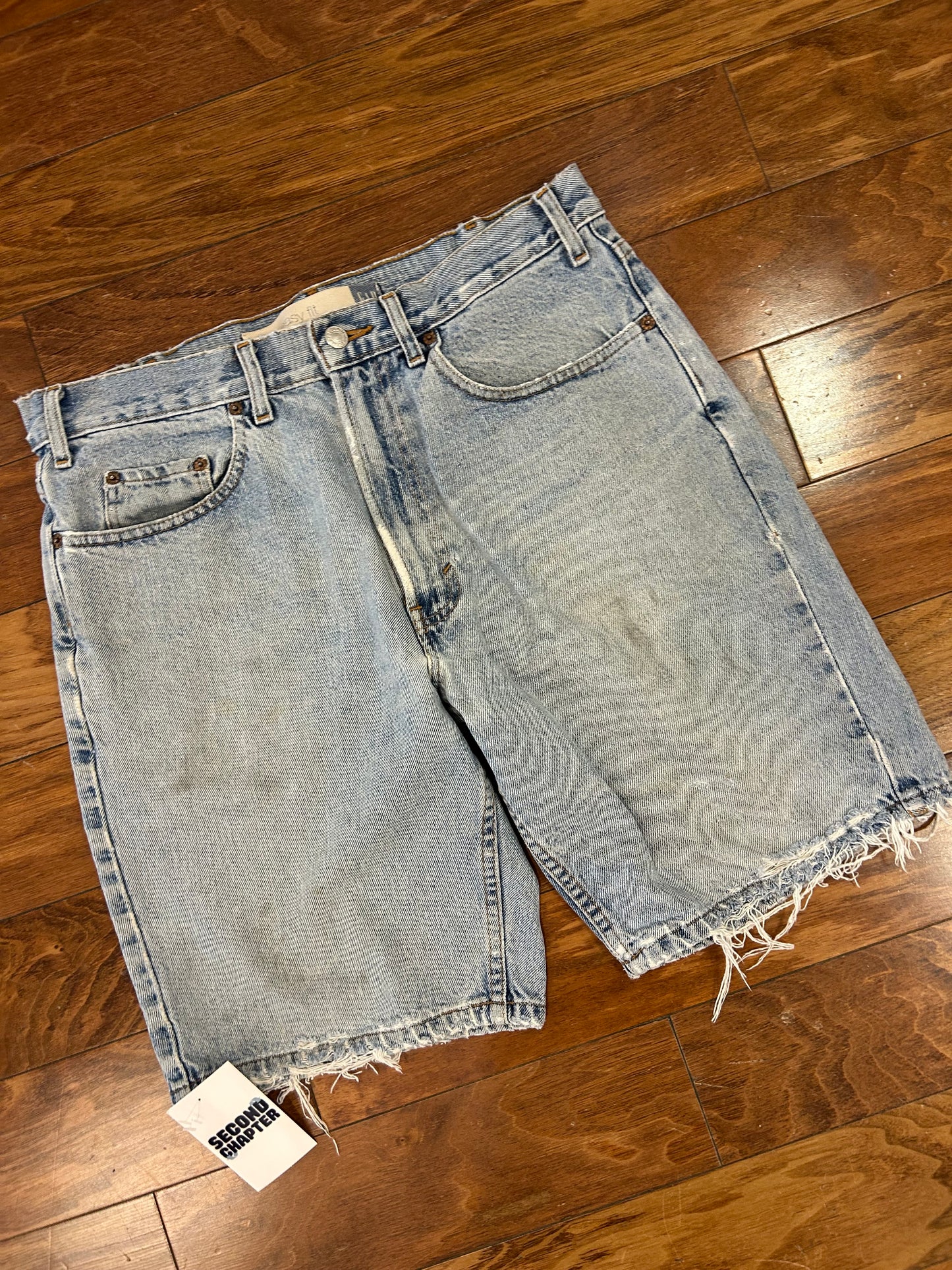 90s Gap Easy Fit Jean Shorts (34)