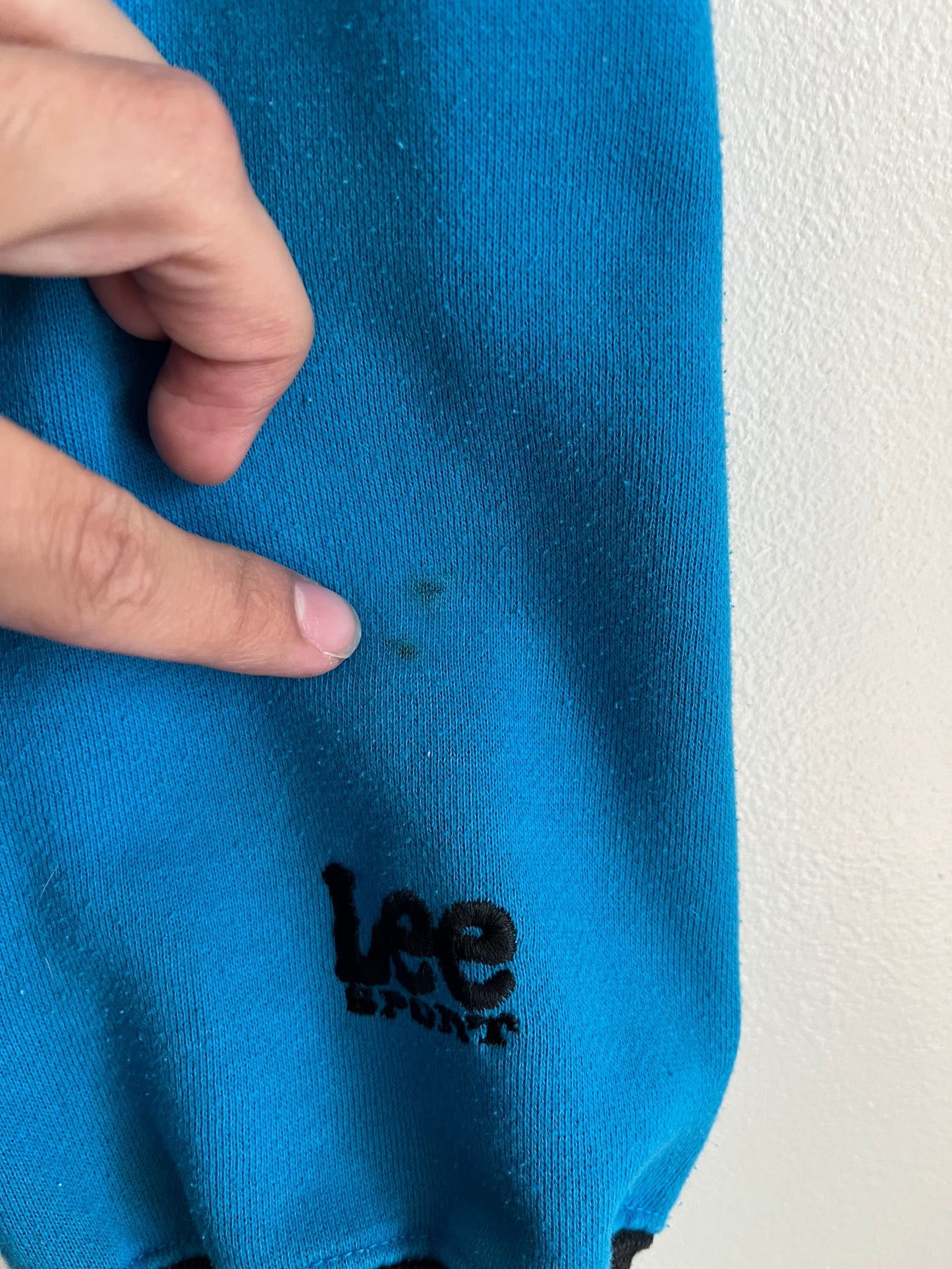 90s Carolina Panthers Blue Lee Sports Embroidered Crewneck (L)