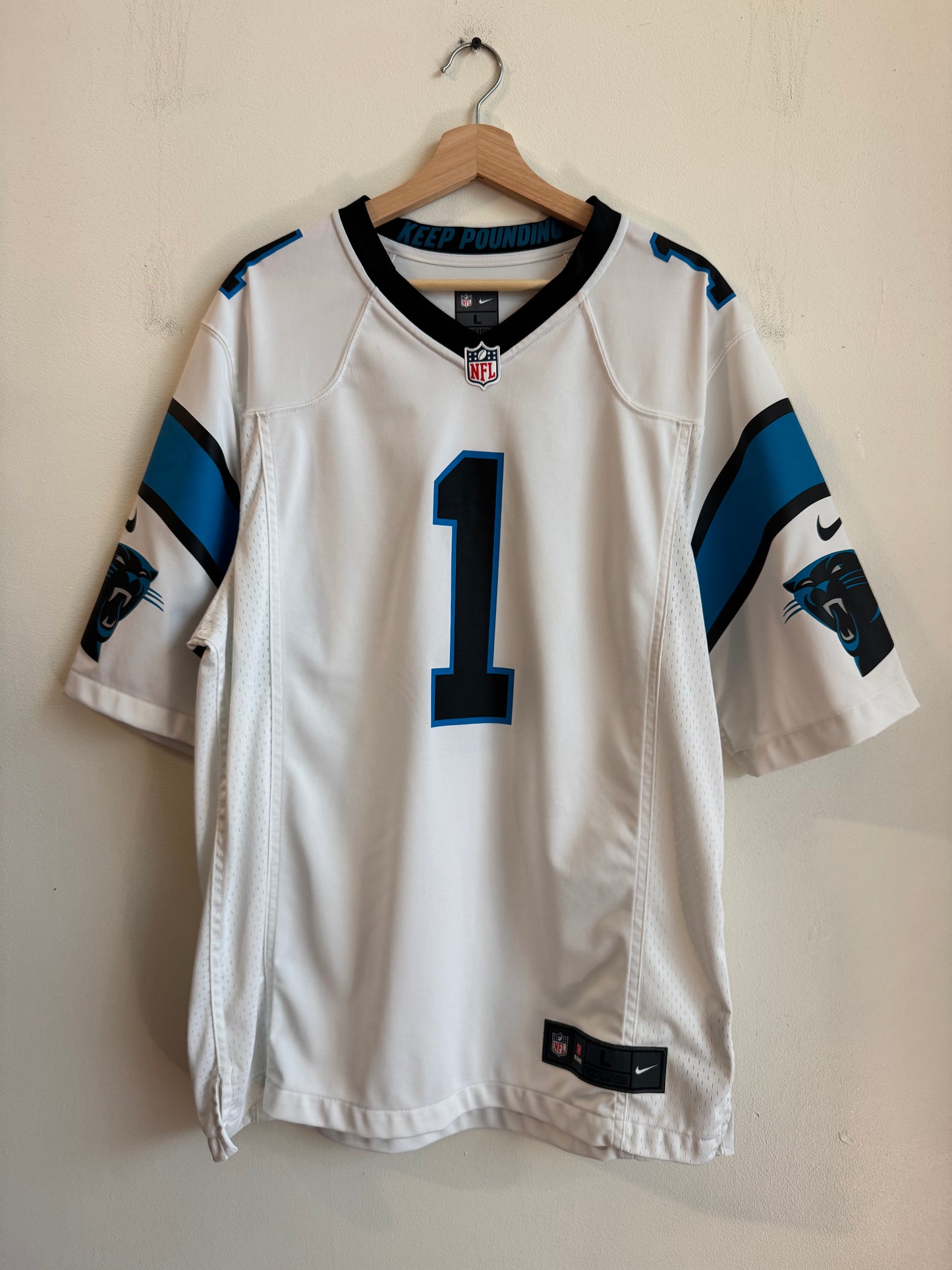 2021 Carolina Panthers Cam Newton Nike Away Jersey (L)