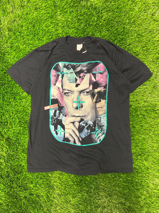 1990 David Bowie Sound Vision Tour Concert Vintage Band Tee (M)