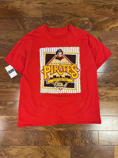 00s Pittsburgh Pirates National Champs MLB Vintage Tee (XL)