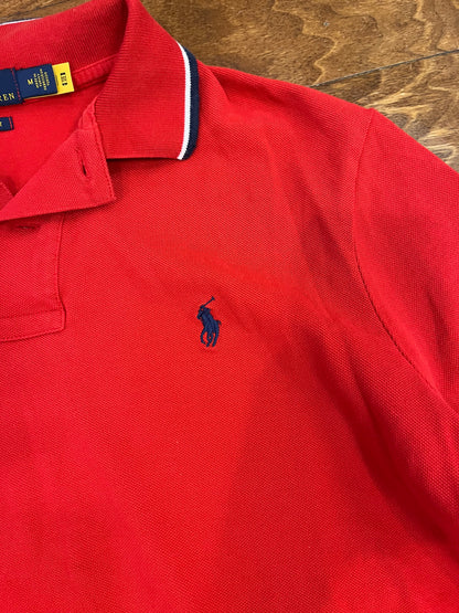 00s Polo Ralph Lauren Red Shirt (M)