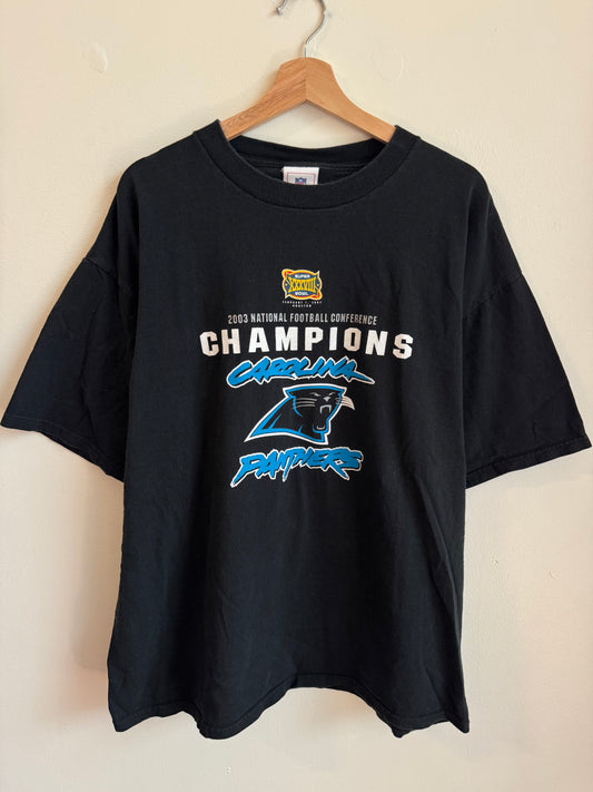 2003 Carolina Panthers Super Bowl Conference Champs Tee (XL)
