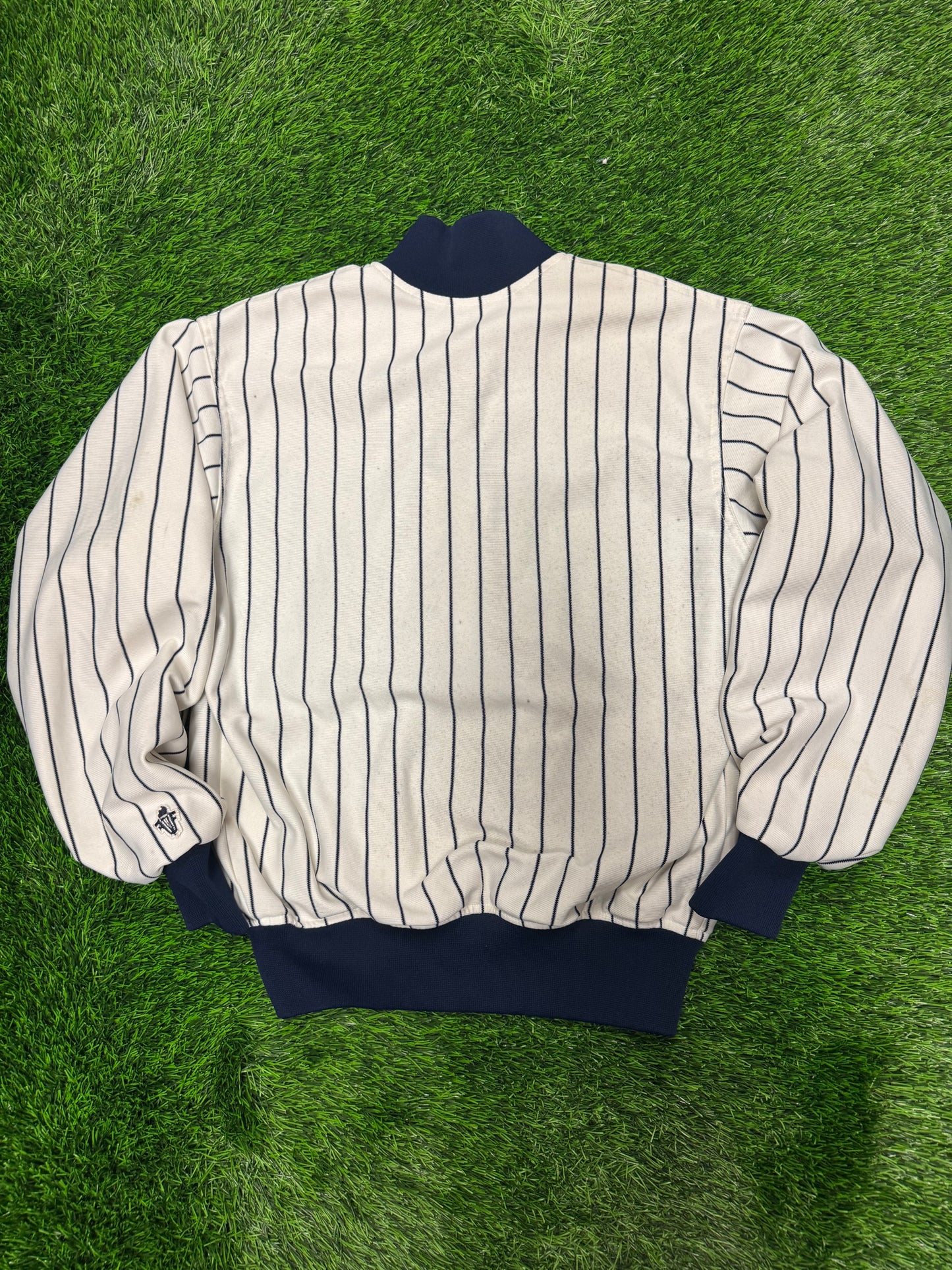 80s Chicago White Sox Vintage Pinstripe Coach Jacket (M)