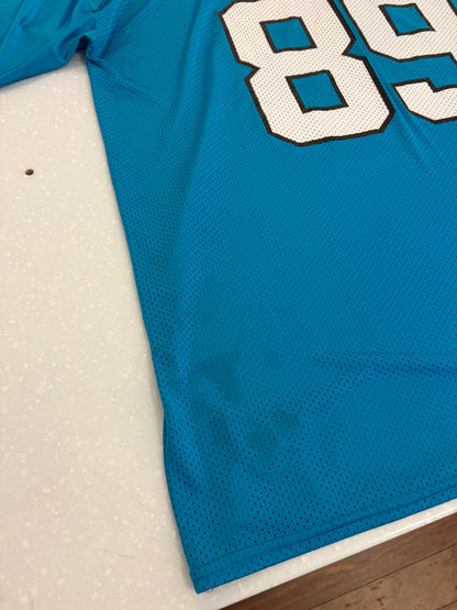 00s Carolina Panthers Steve Smith NFL Players Blue Jersey (XL)