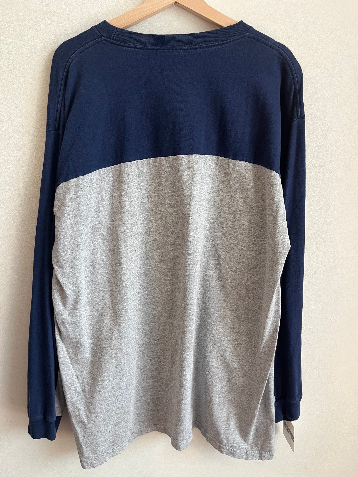 90s Charlotte Knights Two Tone Long Sleeve Shirt (XL)