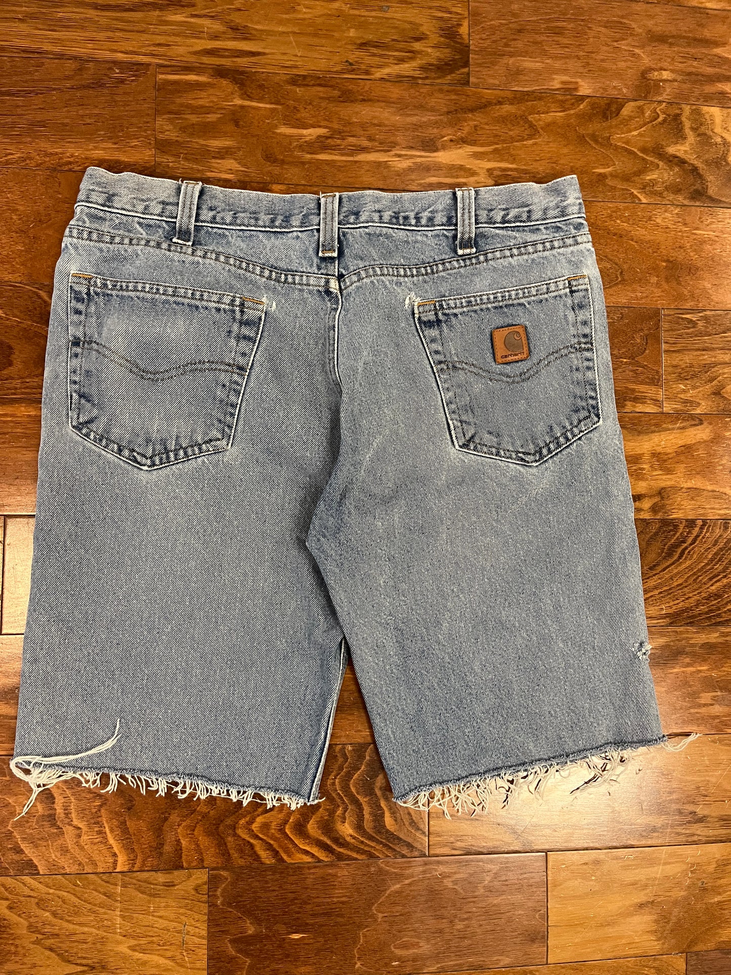 2017 Carhartt Faded Blue Shorts (36)
