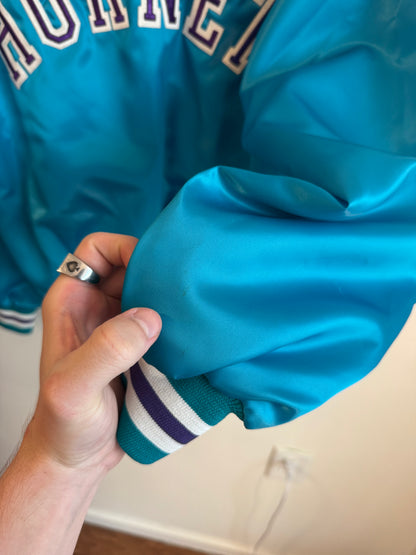 90s Charlotte Hornets NBA Chalk Line Satin (M)