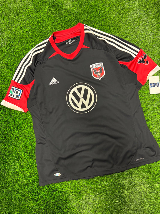 DC United MLS Dwayne De Rosario #7 Adidas Volkswagen Jersey 2011-12 Kit (XXL)