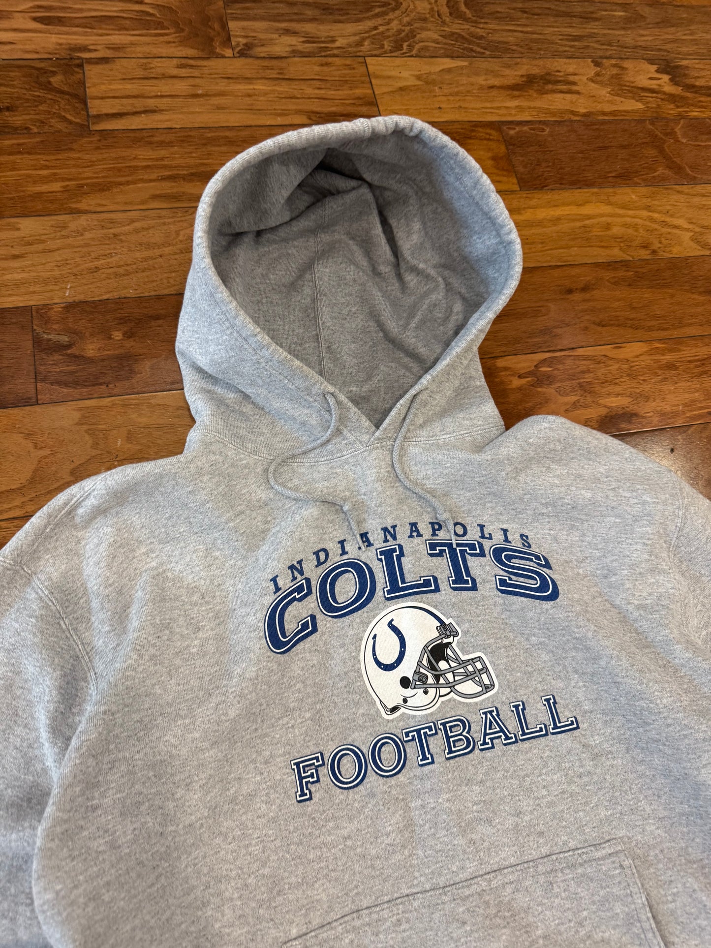 00s Indianapolis Colts Spell Out Reebok Hoodie (XL)