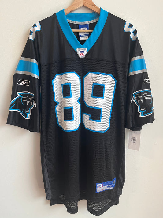 00s Carolina Panthers Steve Smith Reebok Home Jersey (L)