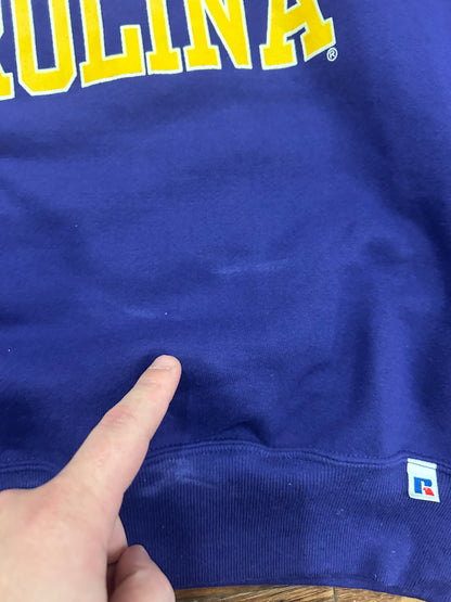 90s East Carolina (ECU) Vintage Purple Russell Crewneck (XL)