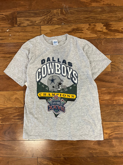 1992 Dallas Cowboys Super Bowl XXVII Tee (M)
