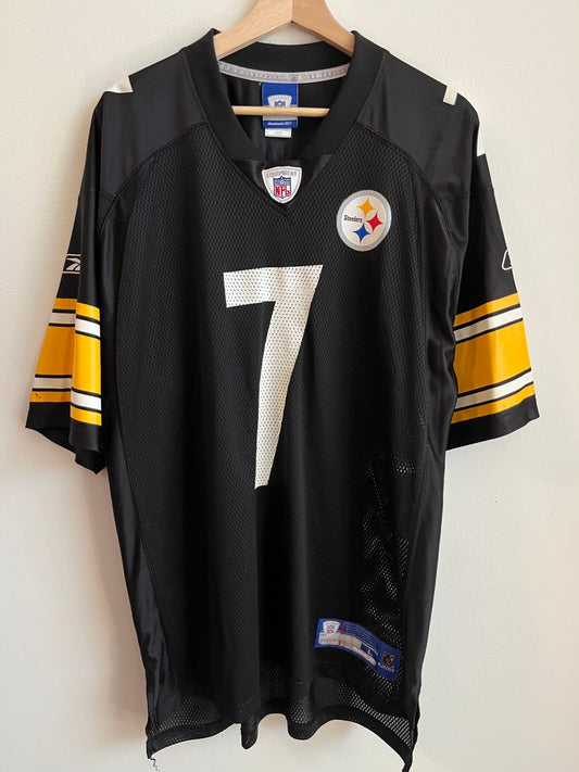 00s Pittsburgh Steelers Ben Roethlisberger Reebok Jersey (L)