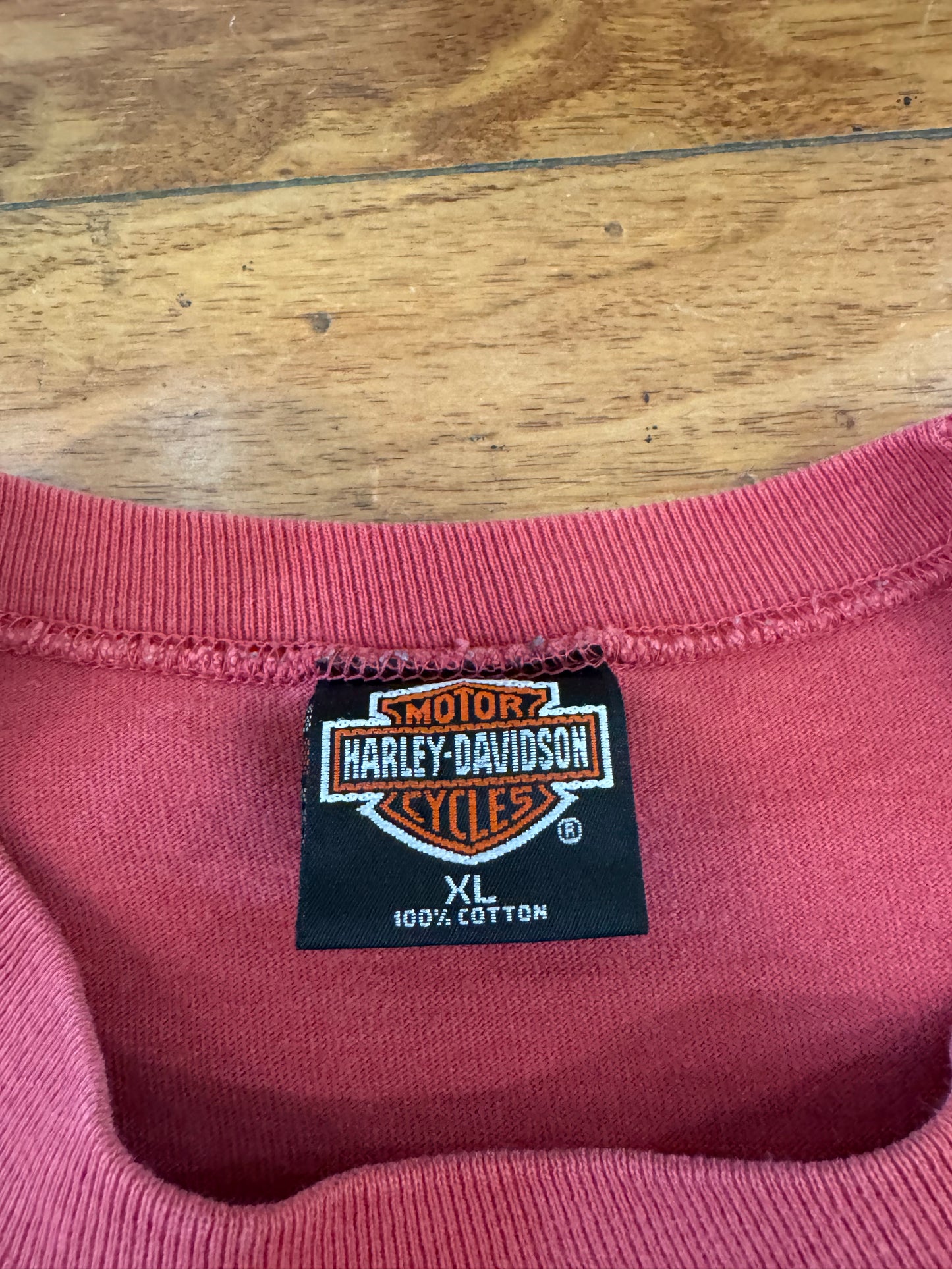2006 Harley Davidson Salmon El Paso Barnett Long-Sleeve Shirt (XL)