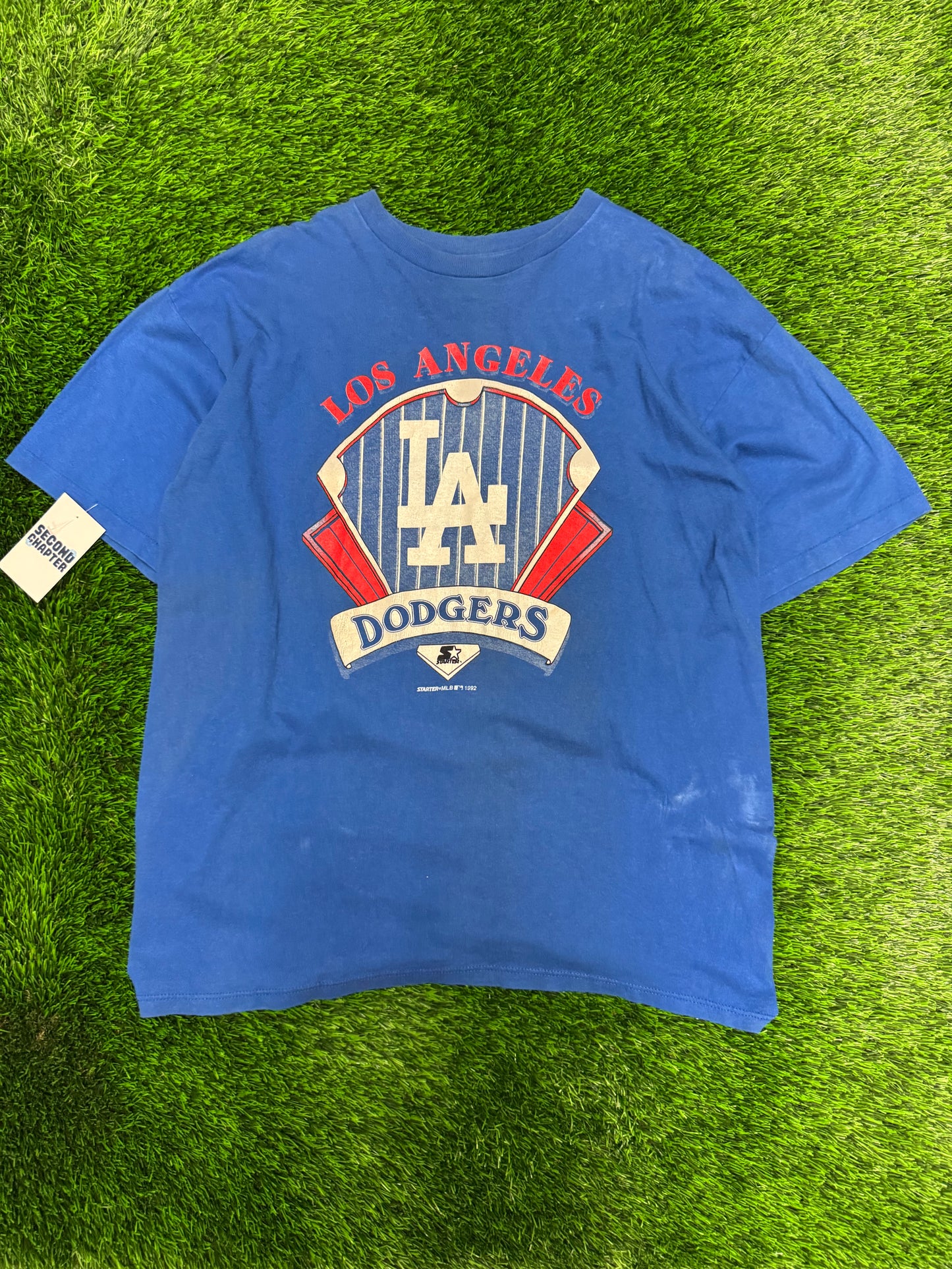 1992 Los Angeles Dodgers Starter Vintage MLB Tee (XL)