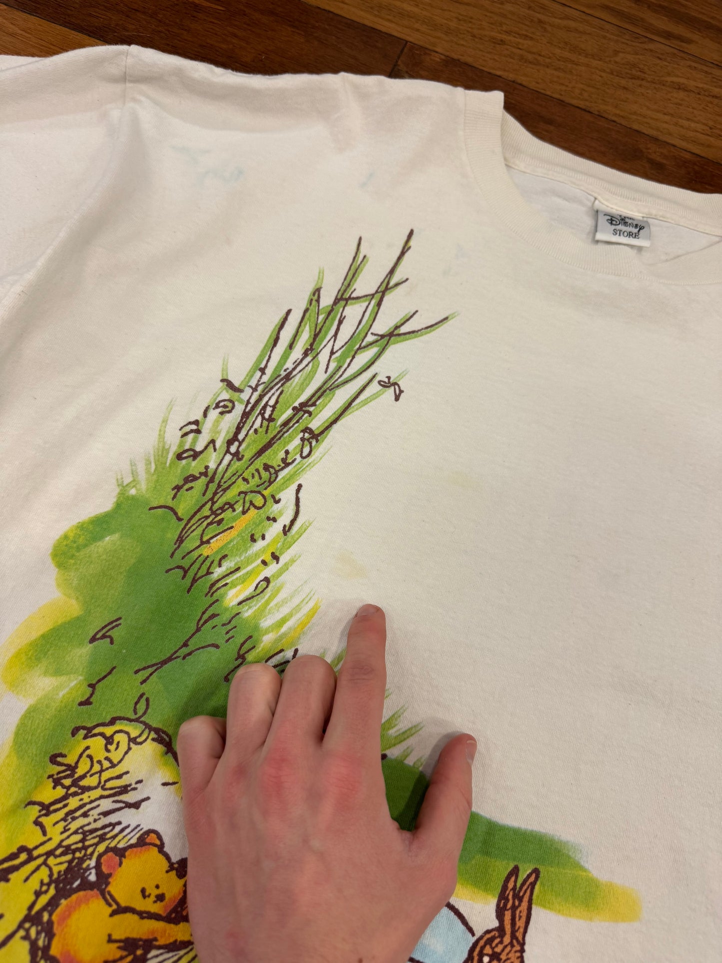 90s Winnie The Pooh And Friends Wrap Around Disney Tee (XXL)