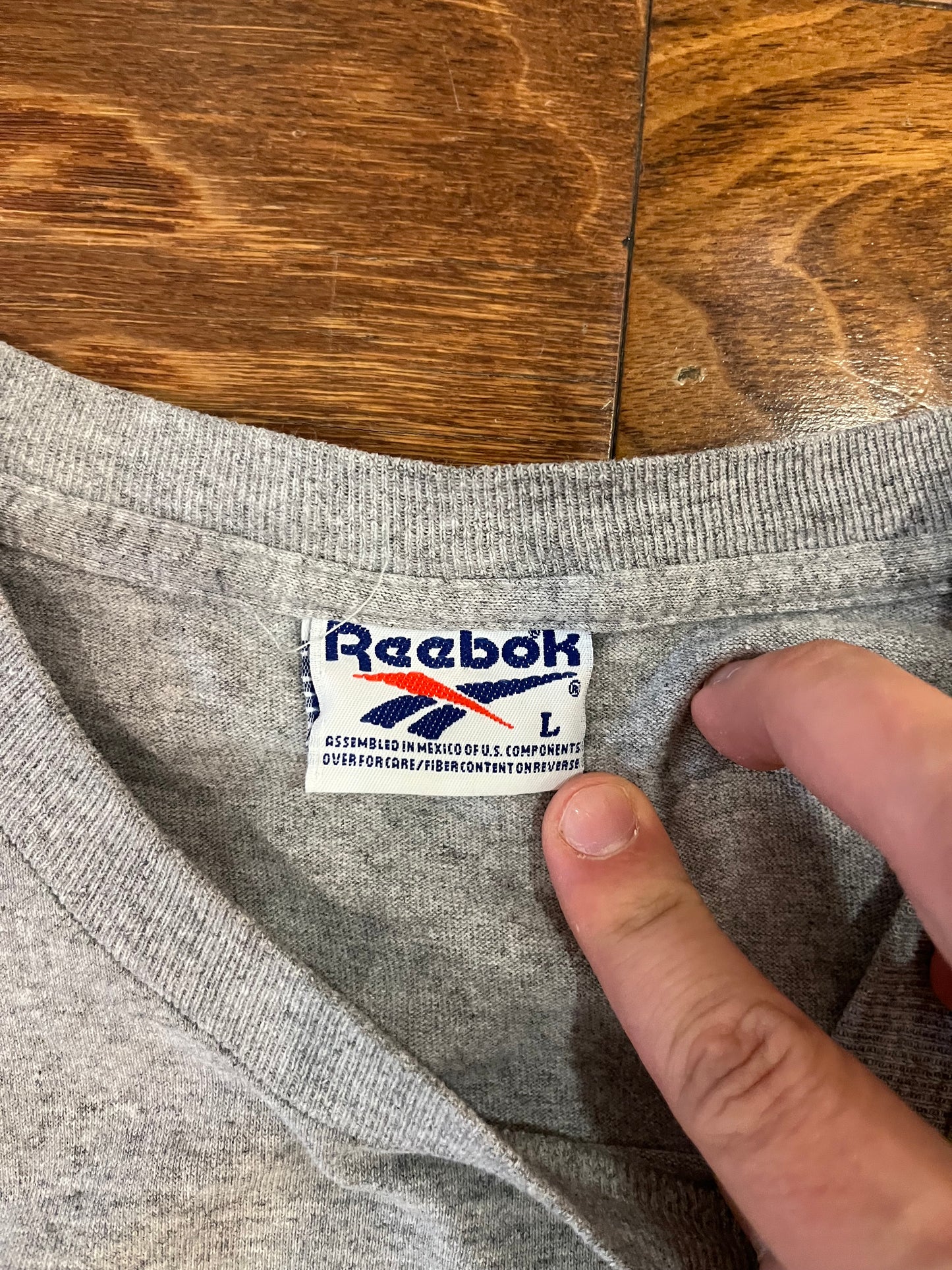 1996 Baltimore Ravens Grey Reebok Tee (L)