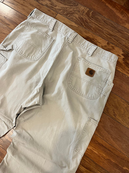 2010s Carhartt Beige Carpenter Pants (40 x 30)