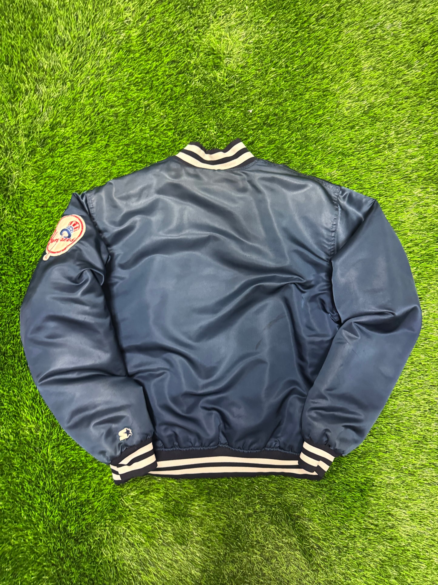90s New York Yankees Starter Satin Jacket (L)