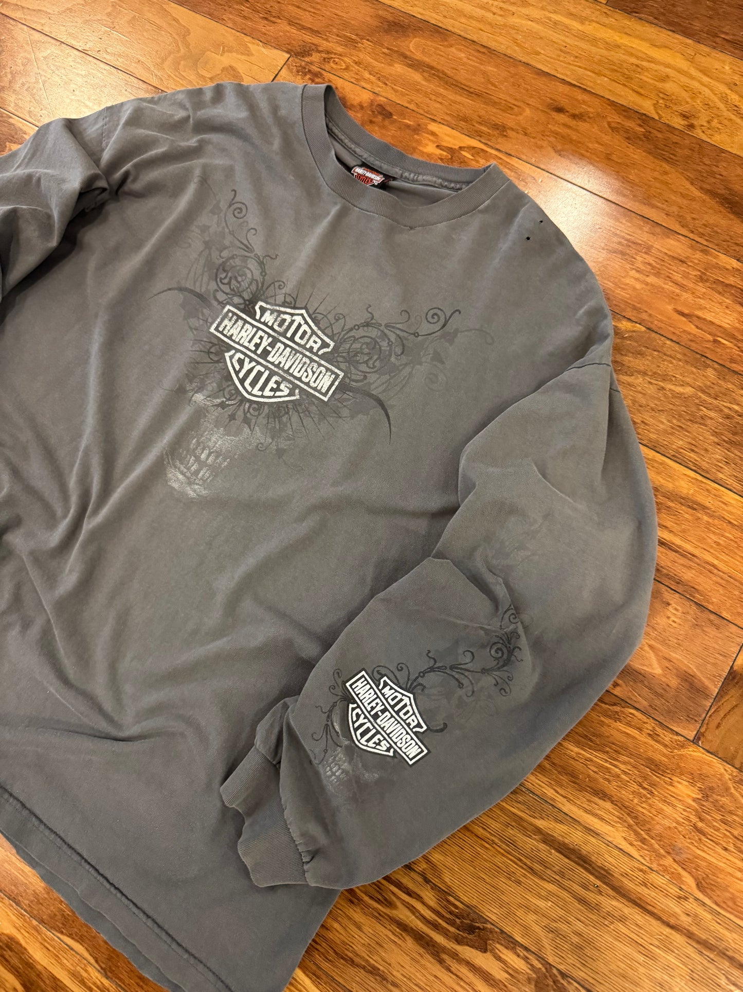 00s Harley Davidson Daytona Charcoal Long-Sleeve (XL)