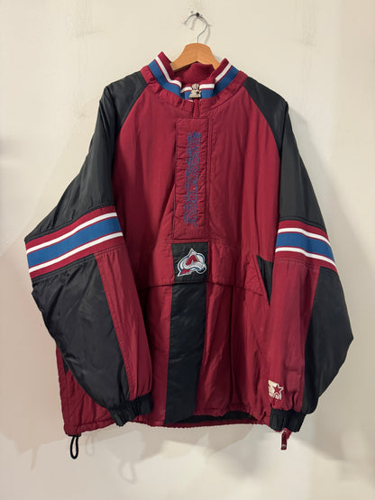 90s Colorado Avalanche Vintage NHL Starter Puffer Jacket (XL)